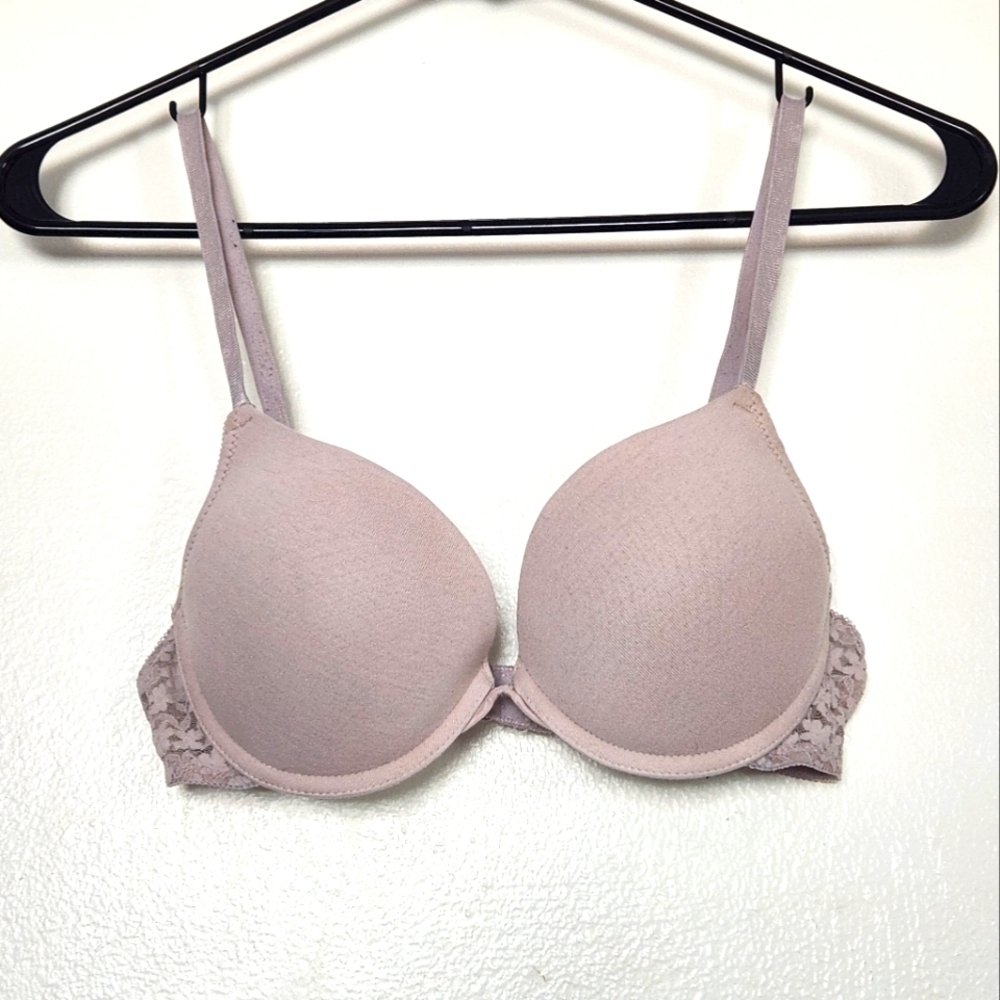 H&M Lace Demi Bra- Light Pink